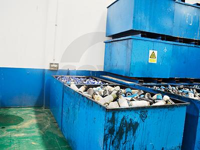 Oil Filter Recycling Plant